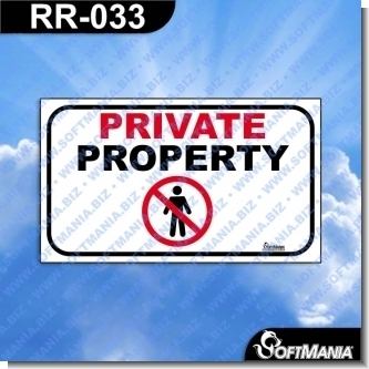 Read full article Premade Sign - PRIVATE PROPERTY Read full article Premade Sign - PRIVATE PROPERTY
