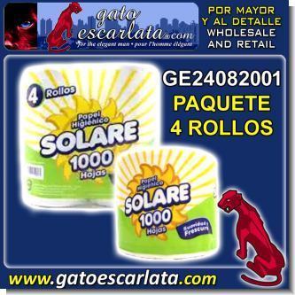 Lee el articulo completo PAPEL HIGIENICO SOLARE 1000 HOJAS PAQUETE DE 4 ROLLOS Lee el articulo completo PAPEL HIGIENICO SOLARE 1000 HOJAS PAQUETE DE 4 ROLLOS