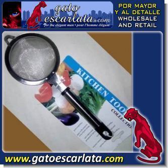 Lee el articulo completo COLADOR DE METAL 9X24 CENTIMETROS - 12 UNIDADES AL POR MAYOR