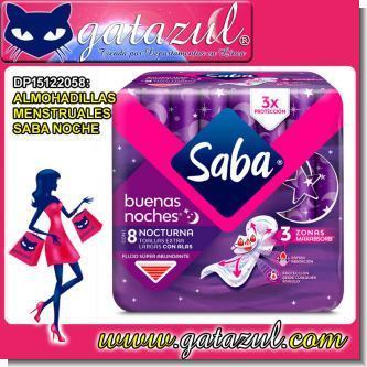 Lee el articulo completo ALMOHADILLAS MENSTRUALES SABA NOCHE