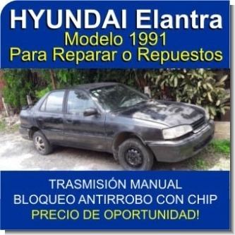 Lee el articulo completo HYUNDAI Elantra Modelo 1991 - Para reparar o repuestos - Oportunidad