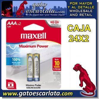 Lee el articulo completo BATERIAS TIPO AAA MARCA MAXELL CAJA DE 24 PARES