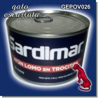 Read full article CANNED TUNA BRAND SARDIMAR BIG CAN 230 GRAMS - 12 UNITS Read full article CANNED TUNA BRAND SARDIMAR BIG CAN 230 GRAMS - 12 UNITS