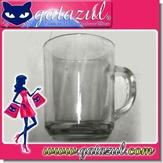 Lee el articulo completo TAZA DE VIDRIO TRANSPARENTE