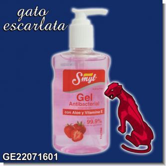 Read full article ALCOHOL ANTIBACTERIAL GEL WITH ALOE AND VITAMIN E BRAND SMYL - STRAWBERRY SCENT - 12 BOTTLES OF 236 ML