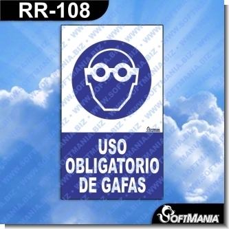 Lee el articulo completo Rotulo Prefabricado - USO OBLIGATORIO DE GAFAS Lee el articulo completo Rotulo Prefabricado - USO OBLIGATORIO DE GAFAS