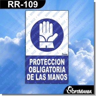 Lee el articulo completo Rotulo Prefabricado - PROTECCION OBLIGATORIA DE LAS MANOS