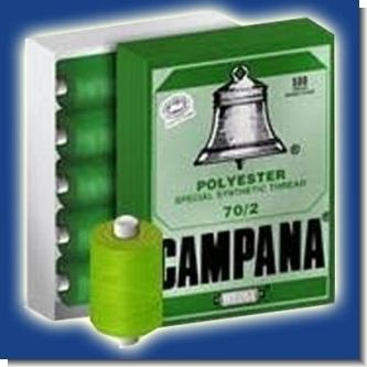 Read full article SEWING THREAD BRAND CAMPANA - BOX OF 12 TUBES OF 100 YARDS EACH