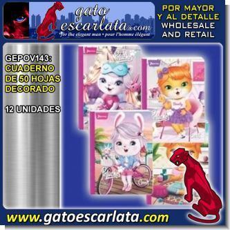 Read full article DECORATED NOTEBOOK 50 SHEETS - 12 UNITS Read full article DECORATED NOTEBOOK 50 SHEETS - 12 UNITS