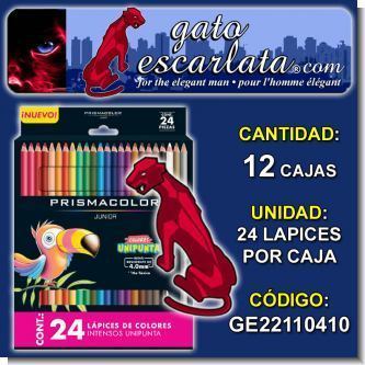 Lee el articulo completo LAPICES DE COLOR LARGOS MARCA PRISMACOLOR - 12 CAJAS DE 24 LAPICES CADA UNA