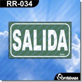 Lee el articulo completo Rotulo Prefabricado - SALIDA Lee el articulo completo Rotulo Prefabricado - SALIDA