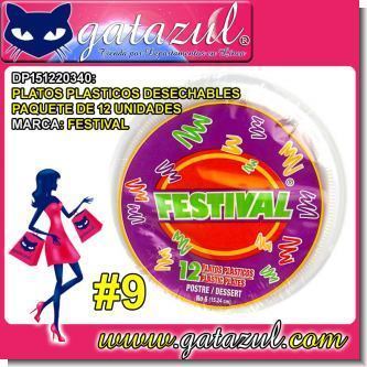 Read full article DISPOSABLE PLASTIC PLATES 9 BRAND FESTIVAL PACK OF 12 UNITS Read full article DISPOSABLE PLASTIC PLATES 9 BRAND FESTIVAL PACK OF 12 UNITS