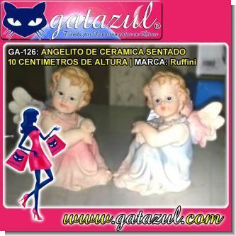 Lee el articulo completo ANGELITO DE CERAMICA SENTADO 10 CENTIMETROS DE ALTURA